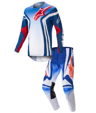 ALPINESTARS RACER SEMI BLUE HOT ORANGE