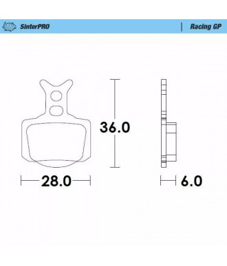 MOTO-MASTER BRAKE PADS RACING GP
