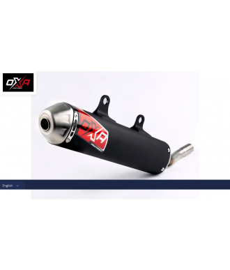 OXA MUFFLER BLACK SHERCO...