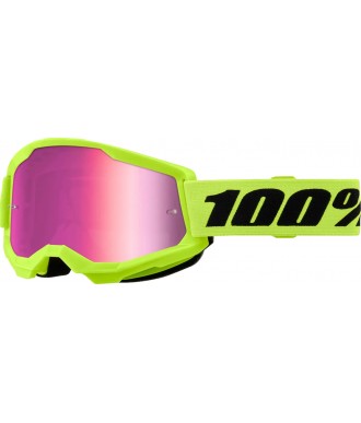 100% GOGGLE STRATA 2 NEON...