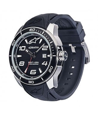 ALPINESTARS TECH WATCH 3H STEEL SILICON STEEL-BLACK/STEEL