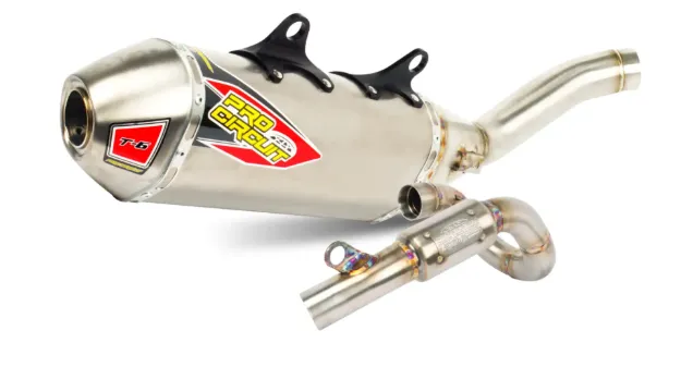 T-6 BC STAINLESS STEEL TITANIUM EXHAUST SYSTEM