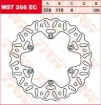 EC Cross Design Brake Rotor