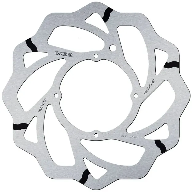 BRAKE ROTOR FIXED WAVE GROOVED OVERSIZE