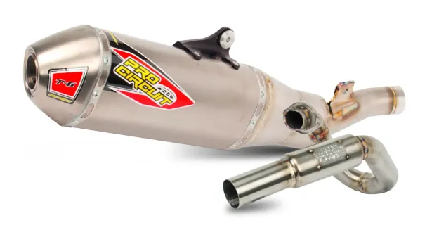 T-6 BC STAINLESS STEEL TITANIUM EXHAUST SYSTEM