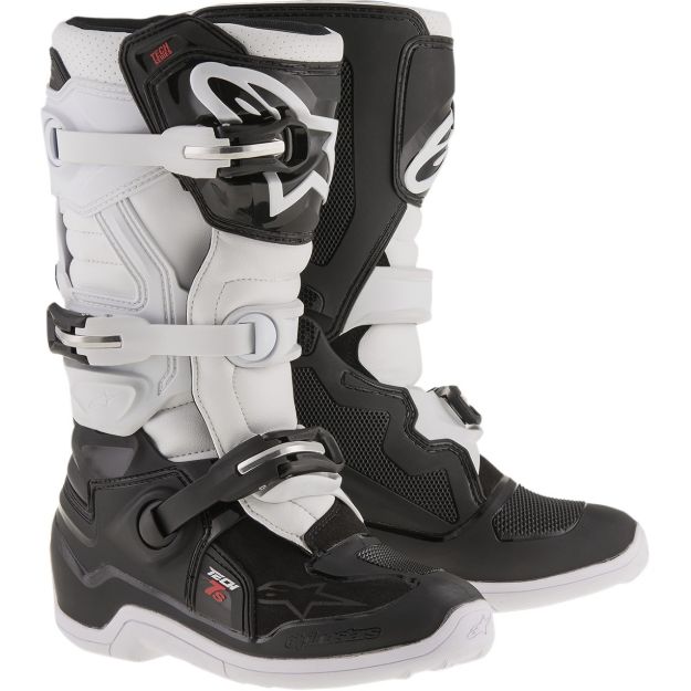Alpinestars Youth Tech 7S BLACK/WHITE
