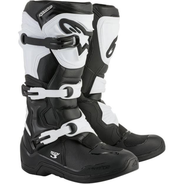 ALPINESTARS TECH 3 BLACK/WHITE