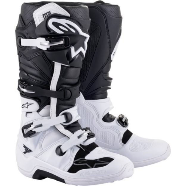 ALPINESTARS TECH 7 WHITE BLACK