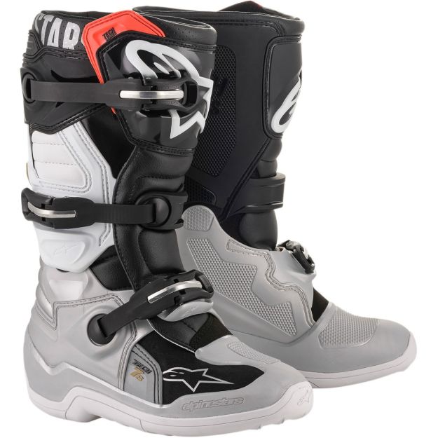 Alpinestars Youth Tech 7S BK/SI/WT/GD 2