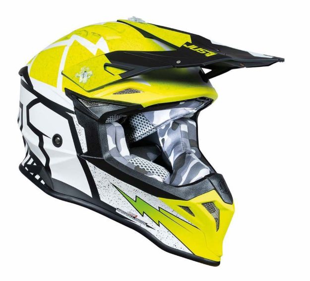 JUST1 J39 POSEIDON FLUO YELLOW BLACK WHITE