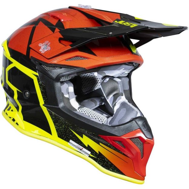 JUST1 J39 POSEIDON FLUO YELLOW RED BLACK