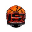 JUST1 J39 POSEIDON FLUO ORANGE RED BLACK