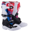 Alpinestars Youth Tech 7S White/Black/Rainbow