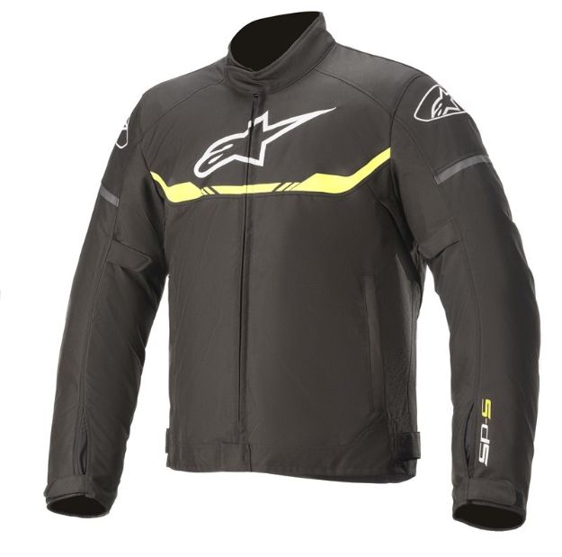 ALPINESTARS WATERPROOF BLACK YELLOW FLUO JACKET