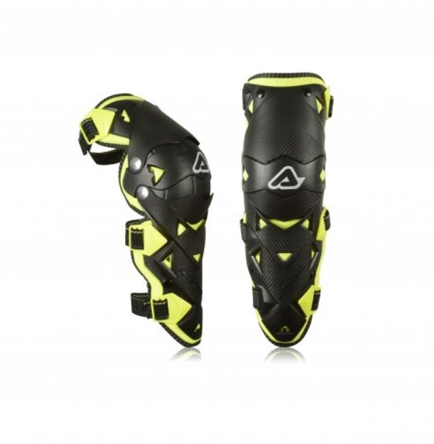 ACERBIS KNEE GUARD IMPACT EVO 3.0 BLACK/YELLOW