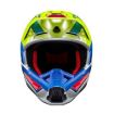 ALPINESTARS S-M5 SAIL ECE 22.06 YELLOW FLUO ENAMEL BLUE SIL