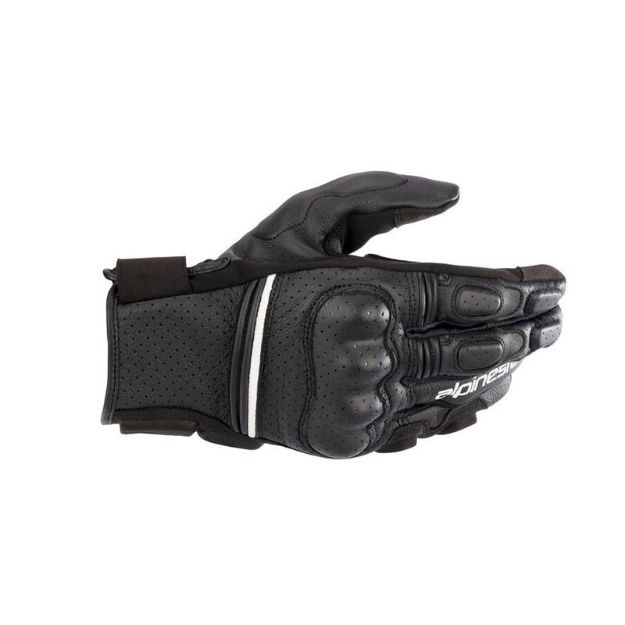ALPINESTARS PHENOM LEATHER AIR GLOVES BLACK WHITE