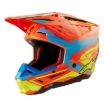 ALPINESTARS S-M5 SAIL ECE 22.06 ORANGE FLUO CYAN YELLOW FLUO