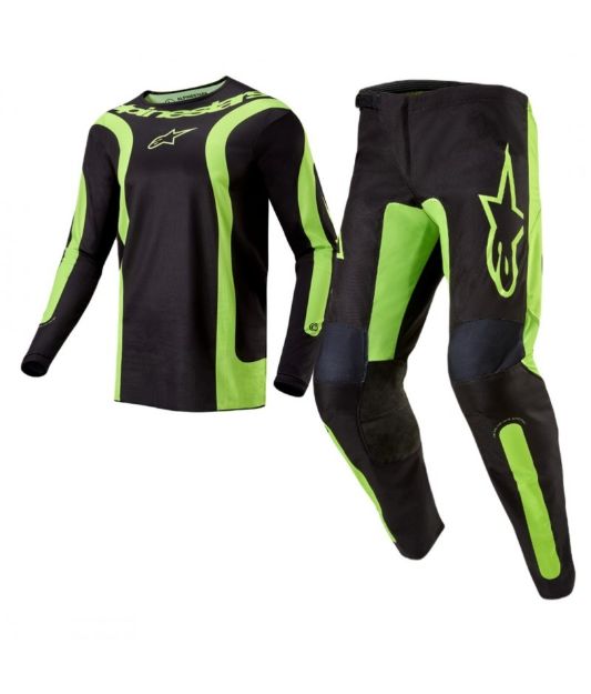 ALPINESTARS YOUTH RACER LURV -BLK YELLOW FLUO