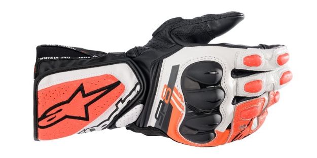 ALPINESTARS BLACK WHITE RED FLUO