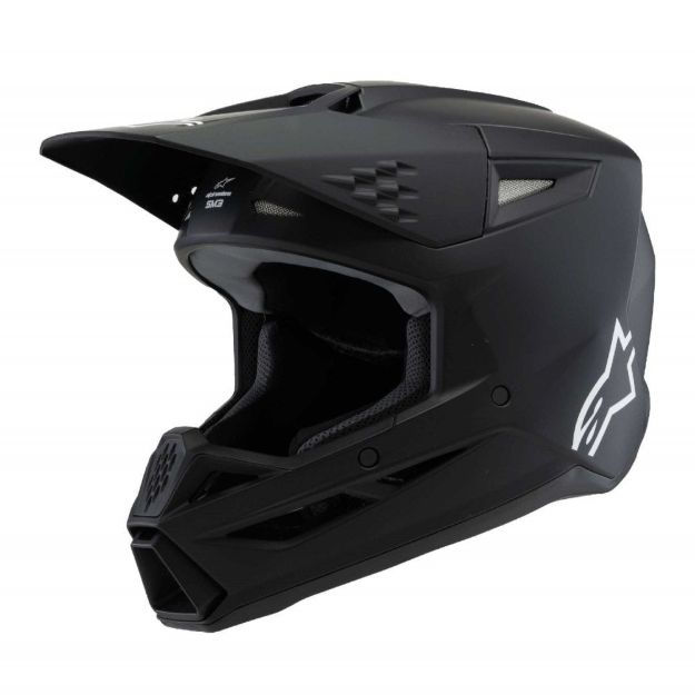 ALPINESTARS OTROŠKA ČELADA SM3 SOLID BLACK
