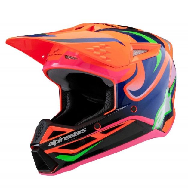 ALPINESTARS OTROŠKA ČELADA SM3 DEEGAN OR/PU/PK YS