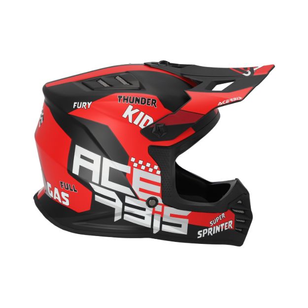 ACERBIS HELMETS PROFILE JUNIOR BLACK/RED