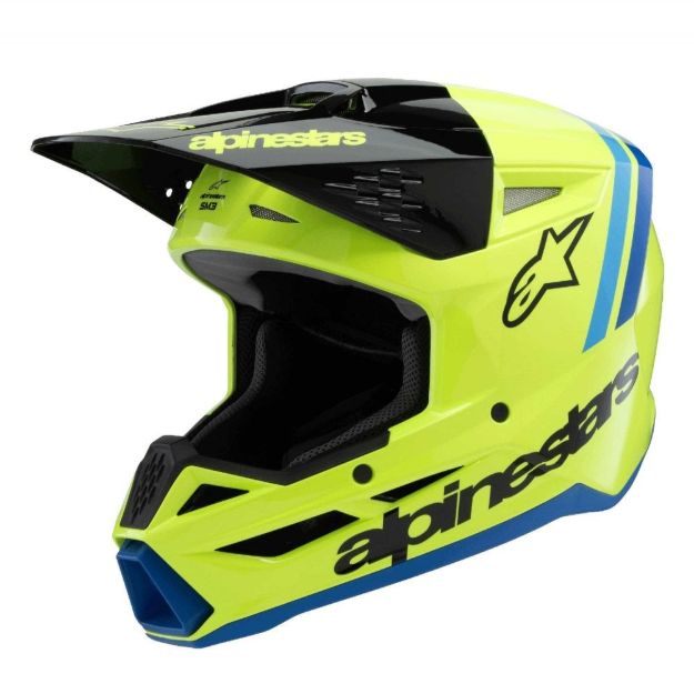 ALPINESTARS OTROŠKA ČELADA SM3 YTH RADIUM YL/BK/B