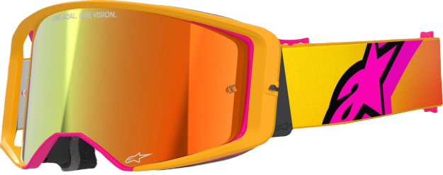 ALPINESTARS SUPERTECH CORP YLW/PNK MIRROR-RED