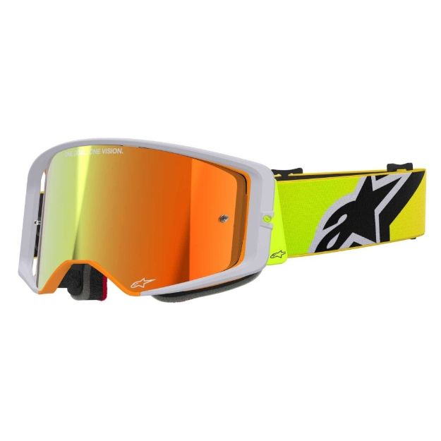 ALPINESTARS SUPERTECH CORP YLW/GREY MIRROR-RED