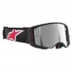 ALPINESTARS SUPERTECH CORP BLK/RED MIRROR-SILVER