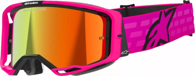 ALPINESTARS VISION 8 CORP PINK MIRROR-RED