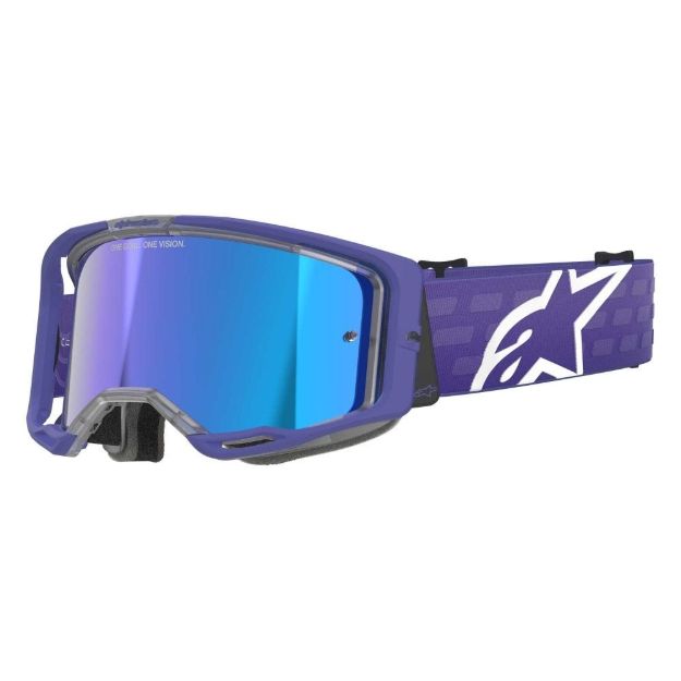 ALPINESTARS VISION 8 CORP PURPLE MIRROR-BLUE
