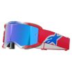 ALPINESTARS VISION 5 CORP RED/WT/BL MIRROR-BLUE