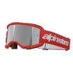 ALPINESTARS VISION 3 WORDMARK RED MIRROR-SIL