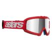ALPINESTARS VISION YOUTH BLAZE RED MIRROR SILVER