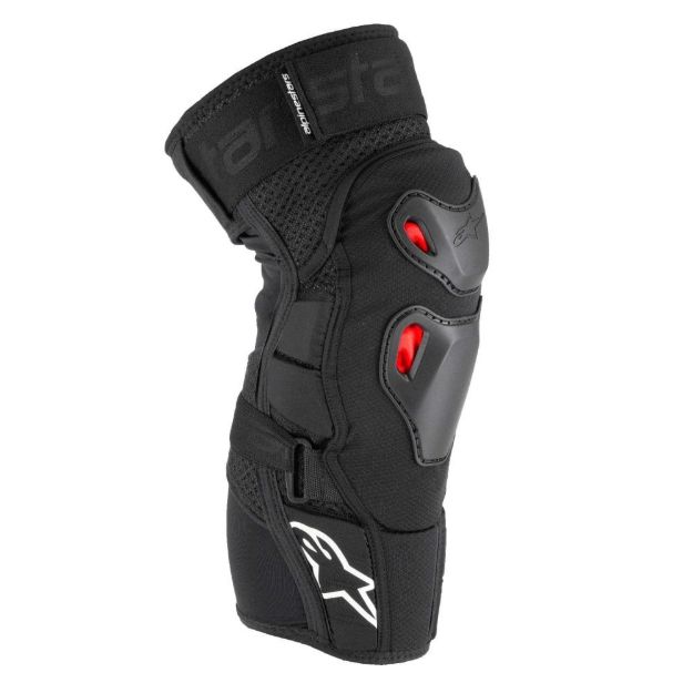 ALPINESTARS KNEE GUARD BIOPRO BLK/RD/WHT