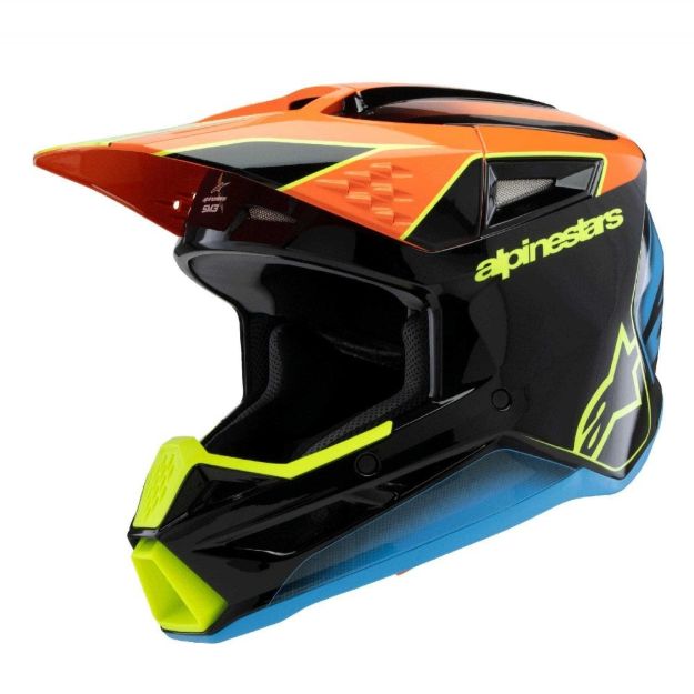 ALPINESTARS OTROŠKA ČELADA SM3 FRAY BLK/OR/YL