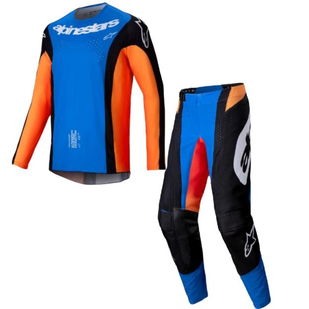 ALPINESTARS 2025 TECHSTAR MELT ORANGE/BLUE