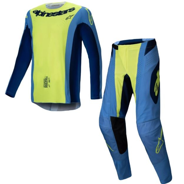ALPINESTARS 2025 TECHSTAR MELT YELLOW/BLUE