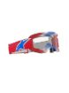 ALPINESTARS GOGGLE VISION 5 CORP RED/WT/BL CLEAR
