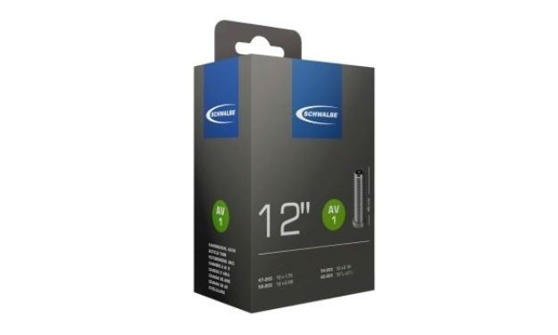 12 COL - SCHWALBE TUBE NR1 AV 40MM 47/62-203