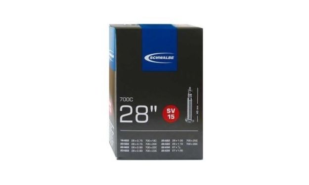 COL 28 - SCHWALBE TUBE NR15 SV 40MM 18/28-622/630