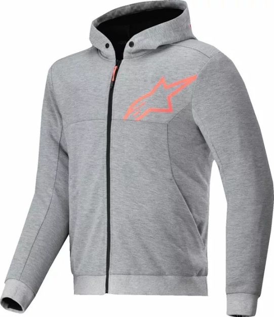 ALPINESTARS JACKET/HOODIE CHROME V2 GRY/RED S