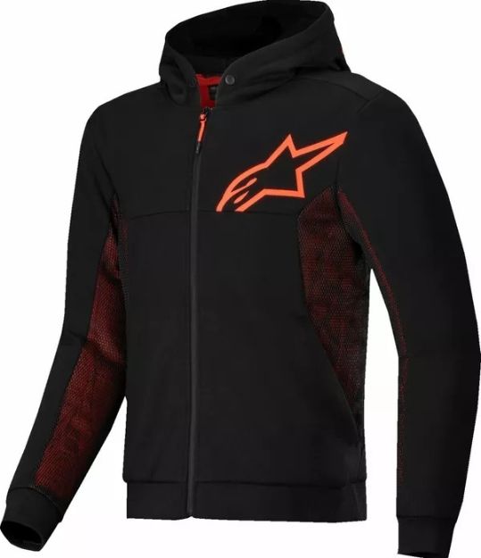ALPINESTARS JACKET/HOODIE CHROME AIR BLK/RED S