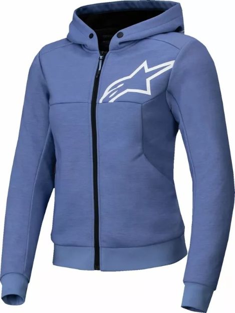 ALPINESTARS JACKET/HOODIE 4W CHROME V2 BLUE VIOLET/WHT M