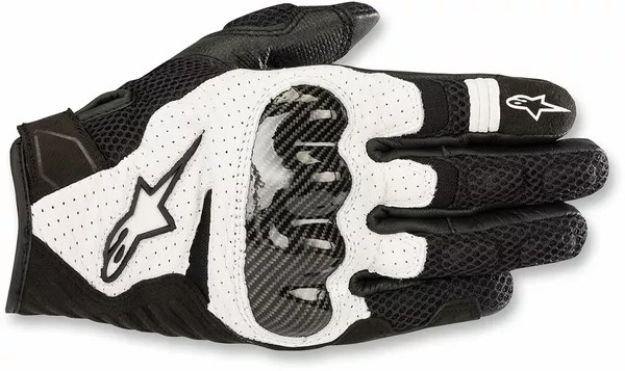 ALPINESTARS GLOVE SMX1 AIR V2 BLACK/WHT S