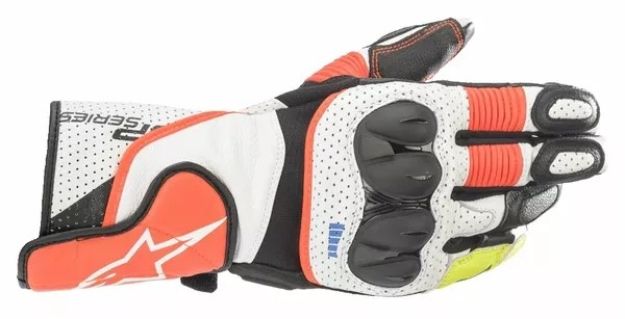 ALPINESTARS GLOVE SP-2 V3 WHT/RD S
