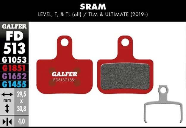 G1851 Advanced Brake Pads