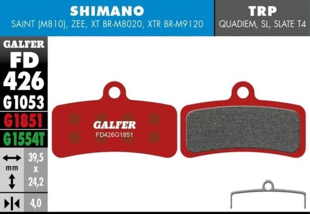 G1851 Advanced Brake Pads